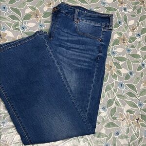 American Eagle Outfitters Dark Blue Boyfriend Jeans